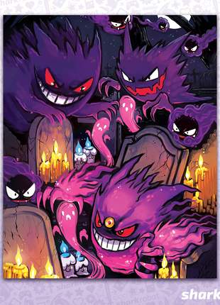 Ghost Graveyard - Poster Print