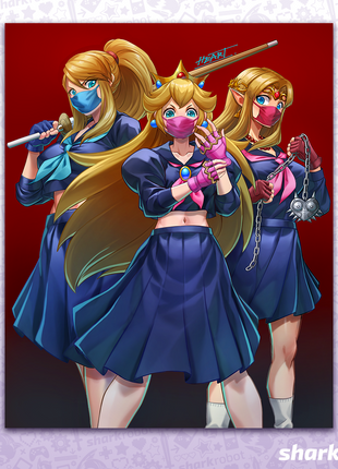 School Girls - Poster Print