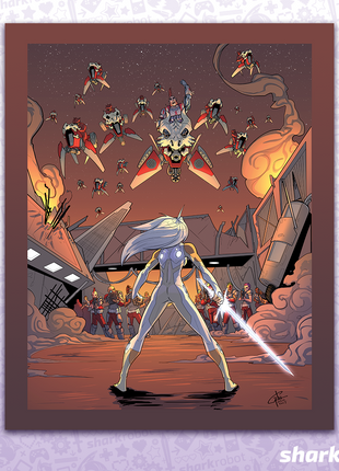 Standing Vigilant - Poster Print