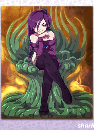 Tentacle Queen (Safe For Work) - Poster Print