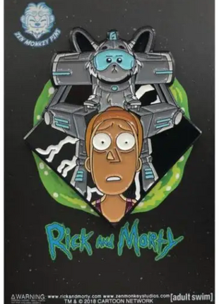 Rick and Morty Summer and Snowball Pin