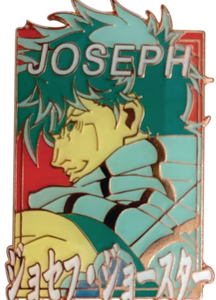 Jojos Bizarre Adventure Pastel Joseph Pin
