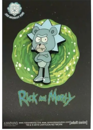 Rick and Morty Teddy Rick Pin