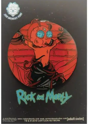 Rick and Morty Death Crystal Morty in Fortress Pin