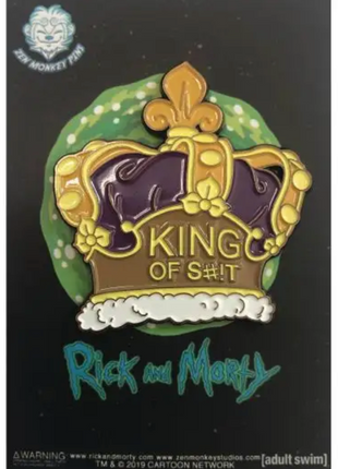 Rick and Morty Ricks Crown Pin