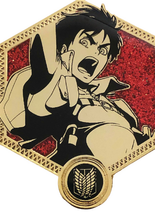 Attack on Titan Enamel Pin: Golden Series - Eren Yeager