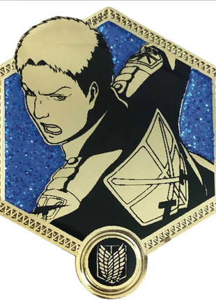 Attack on Titan Golden Reiner Braun Pin