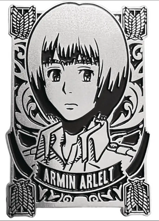 Attack on Titan Silver Badge Armin Pin