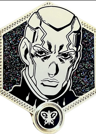 JOJO: Stone Ocean: Father Pucci Golden Enamel Pin