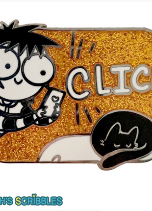 Photo Shoot: Sarah's Scribbles Collectible Pin
