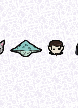 Adventure is Nigh Portrait Pin Set *LIMITED STOCK*