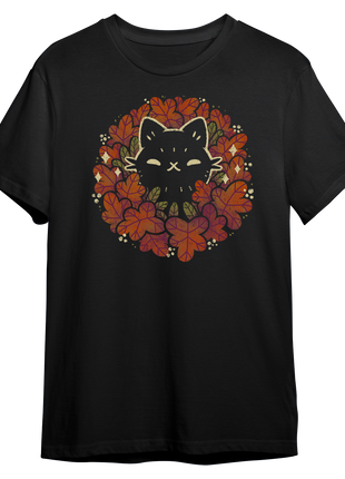 Cute Black Cat In Autumn *PRE-ORDER*