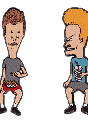 Eating Pin Set - Beavis and Butt-Head Pin Set