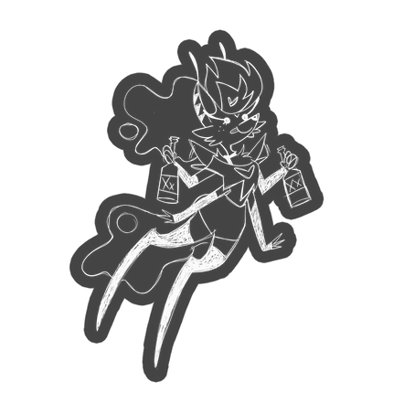 Sketchy Beelzebub Car Decal *2ND WAVE PRE-ORDER*