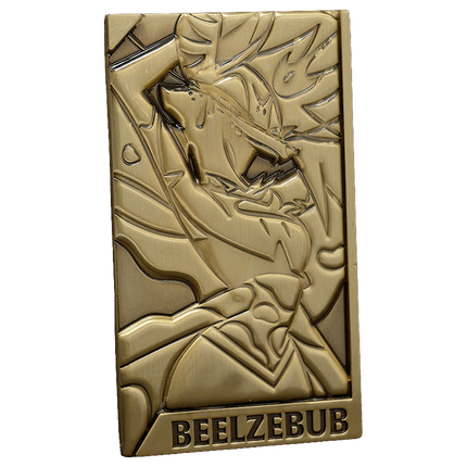 Beelzebub Gold Plated Metal Collectible Card