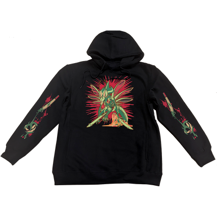 Pullover Hoodie - Bee Halloween Slasher w/Printed Sleeves *PRE-ORDER*