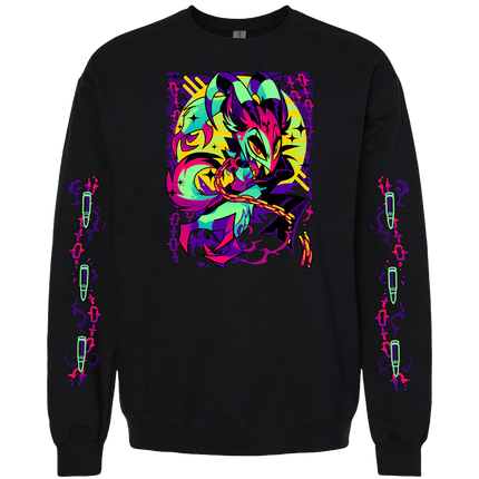 Crewneck Sweatshirt - Blitz Halloween 2024 w/Printed Sleeves *LAST CHANCE*