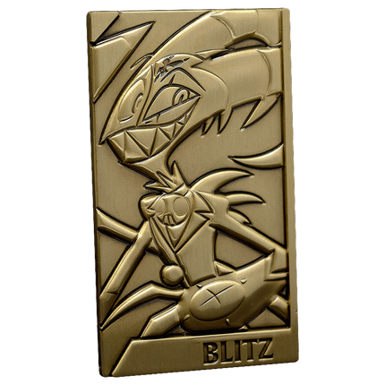 Blitz Gold Plated Metal Collectible Card