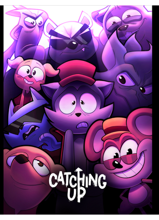 Catching Up Group Poster Print