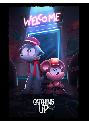 Catching Up Poster Print