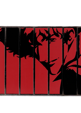 Red Panel Spike - Cowboy Bepop Enamel pin