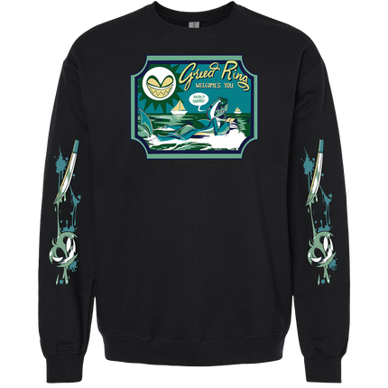 Crewneck Sweatshirt - Chaz Halloween Slasher w/Printed Sleeves *PRE-ORDER*