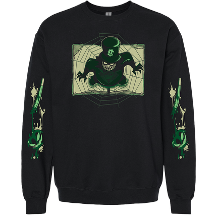 Crewneck Sweatshirt - Mammon Halloween Slasher w/Printed Sleeves *PRE-ORDER*