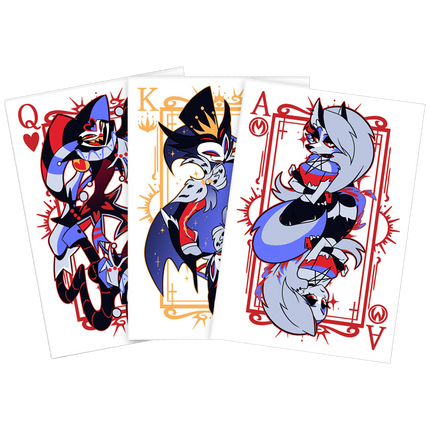 Helluva Boss Gold Foil Playing Cards