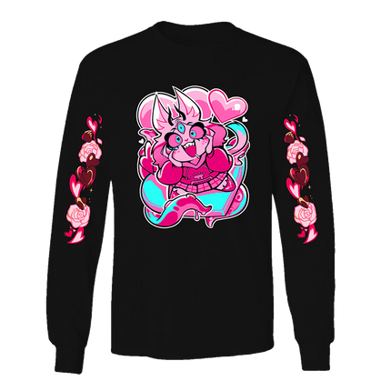 Long Sleeve Shirt - Emberlynn Valentines 2025  w/Printed Sleeves *LAST CHANCE*