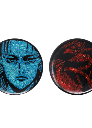 Eren Jaeger and Attack Titan - Attack on Titan Pin Set