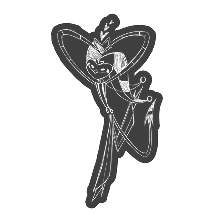 Sketchy Fizzarolli Car Decal *2ND WAVE PRE-ORDER*