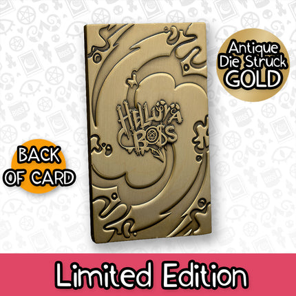 Blitz Gold Plated Metal Collectible Card