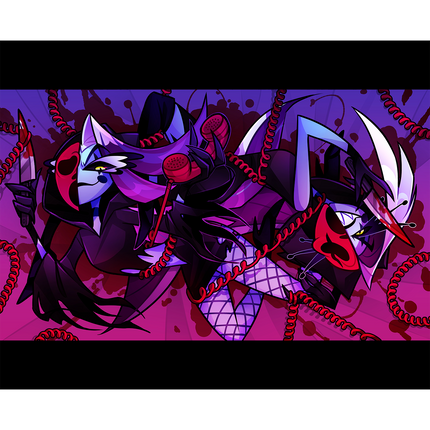 Glitz & Glam Halloween Slasher - Poster Print *PRE-ORDER*