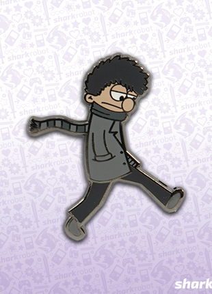 RoboRoku: Blustery Boy Hard Enamel Pin