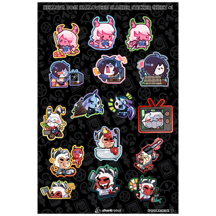 Helluva Boss: Halloween Chibi Sticker Sheet 1 *PRE-ORDER*