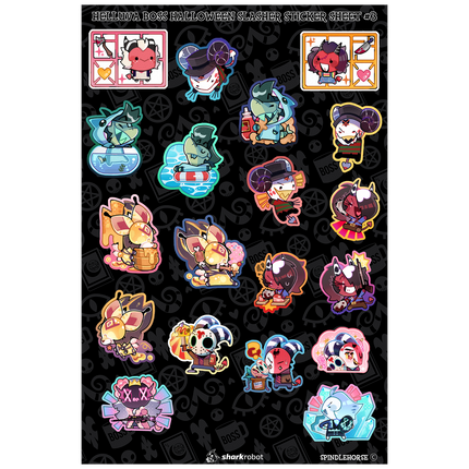 Helluva Boss: Halloween Chibi Sticker Sheet 3 *PRE-ORDER*