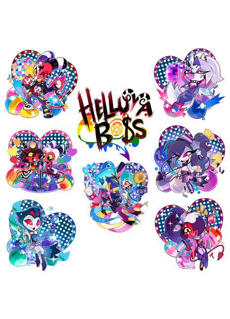 HellvaBoss 2024 アクリルキーホルダー ブリッツ ストラス セット ヘルヴァボス ブリッツ ストラス バレンタイン2024 アクリル