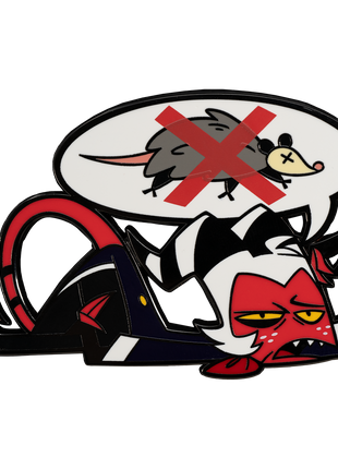 Spring Broken - I am NOT a Possum - Oversize Enamel Pin