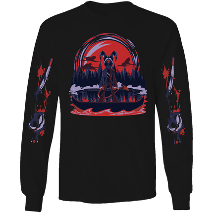 Long Sleeve Shirt - Blitz Halloween Slasher w/Printed Sleeves *PRE-ORDER*