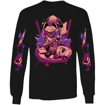 Long Sleeve Shirt - Crimson Slasher w/Printed Sleeves *PRE-ORDER*