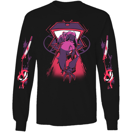 Long Sleeve Shirt - Octavia Halloween Slasher  w/Printed Sleeves *PRE-ORDER*