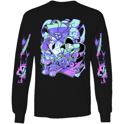 Long Sleeve Shirt - Ozzie Halloween Slasher w/Printed Sleeves *PRE-ORDER*