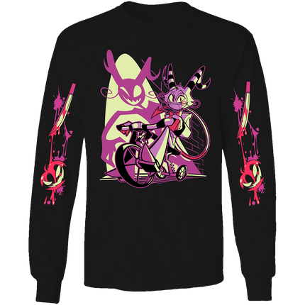 Long Sleeve Shirt - Wally Wackford Halloween Slasher w/Printed Sleeves *PRE-ORDER*