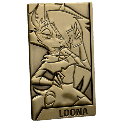 Loona Gold Plated Metal Collectible Card