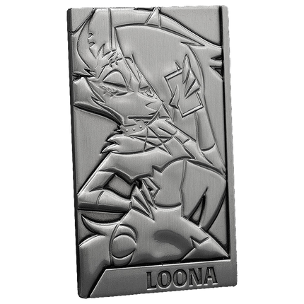 Loona Silver Plated Metal Collectible Card