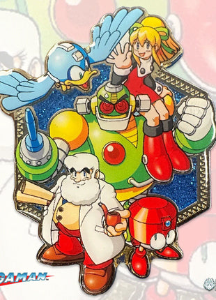 Golden Series 2: Rock's Family - Mega Man Classic Pin