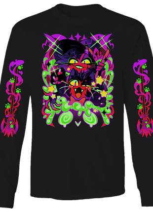Long Sleeve Shirt - Moxxie + Millie Halloween 2024 w/Printed Sleeves *LAST CHANCE*