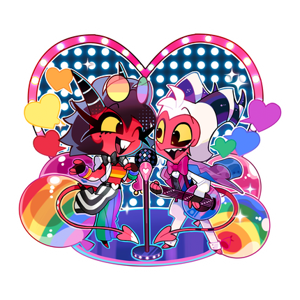 Helluva Pride Sticker Sheet Set 1