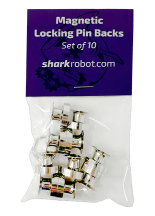 Magnetic Locking Pin Back - Set of 10