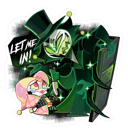 Mammon & Fizz Halloween Sticker *PRE-ORDER*